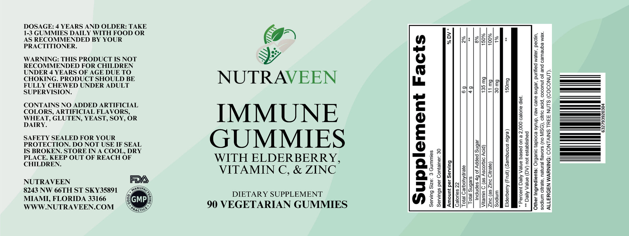 Immune Gummies (with Elderberry)