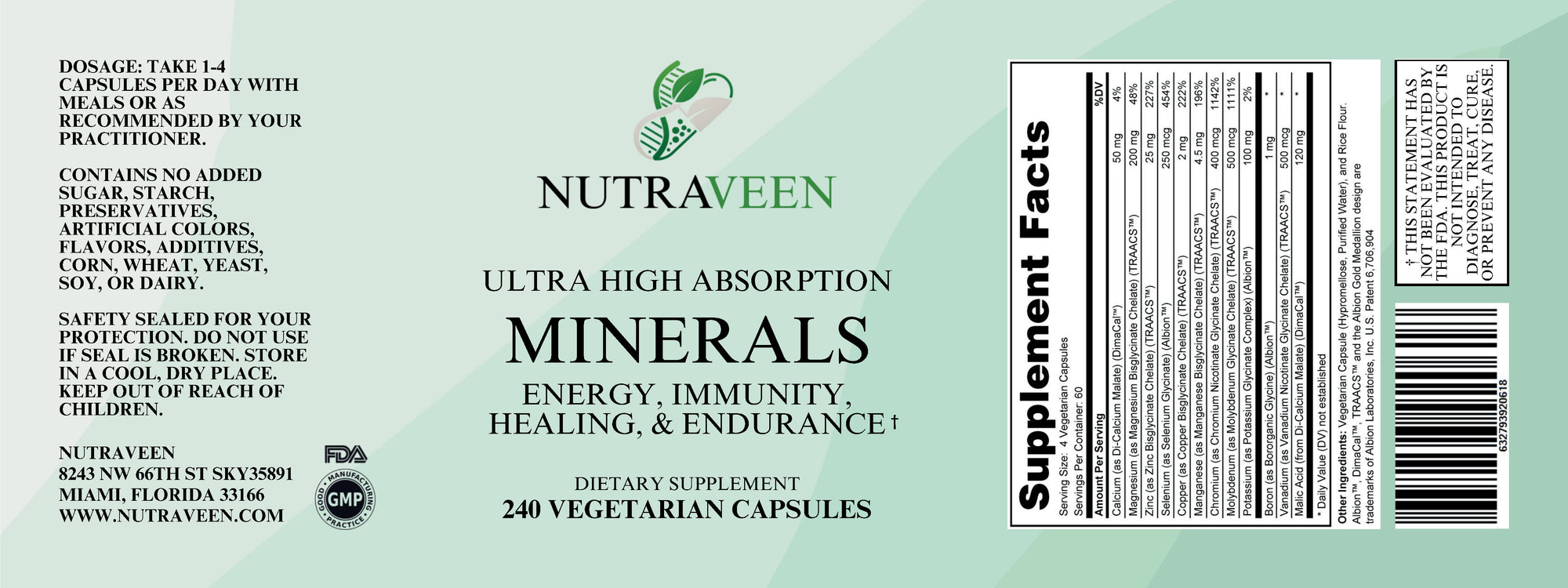 Mineral Capsules 240s