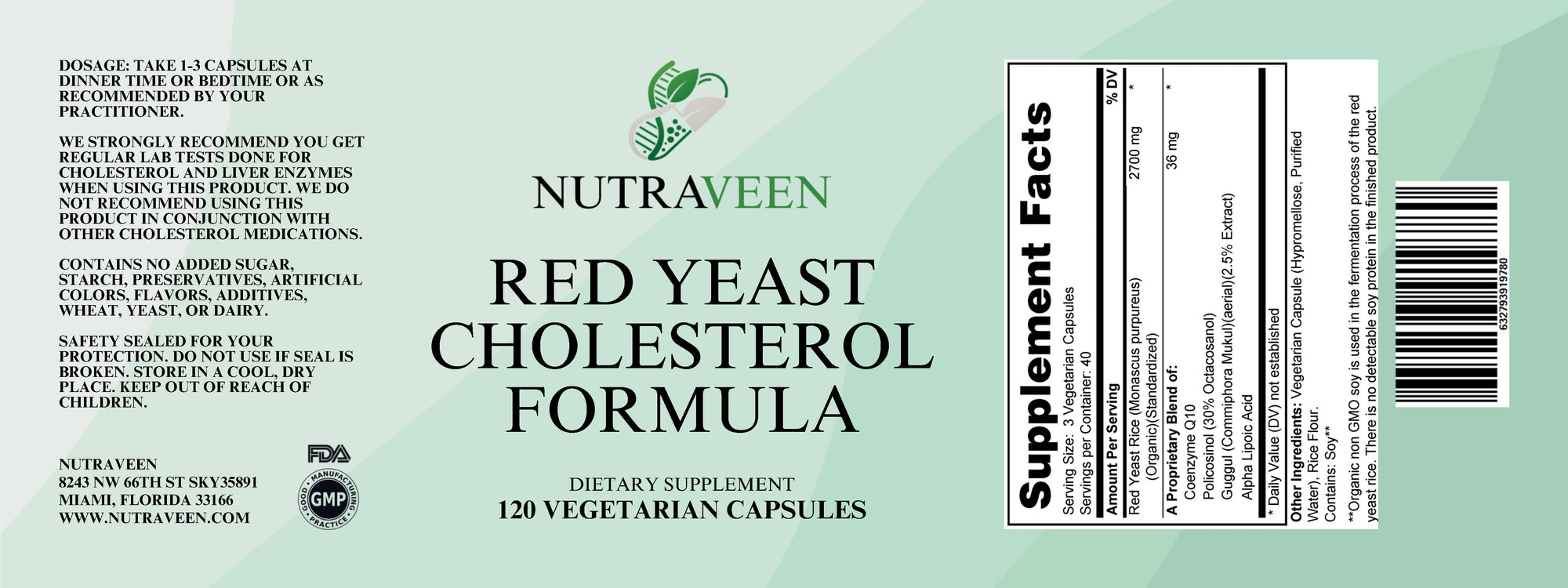Red Yeast Cholesterol Formula
