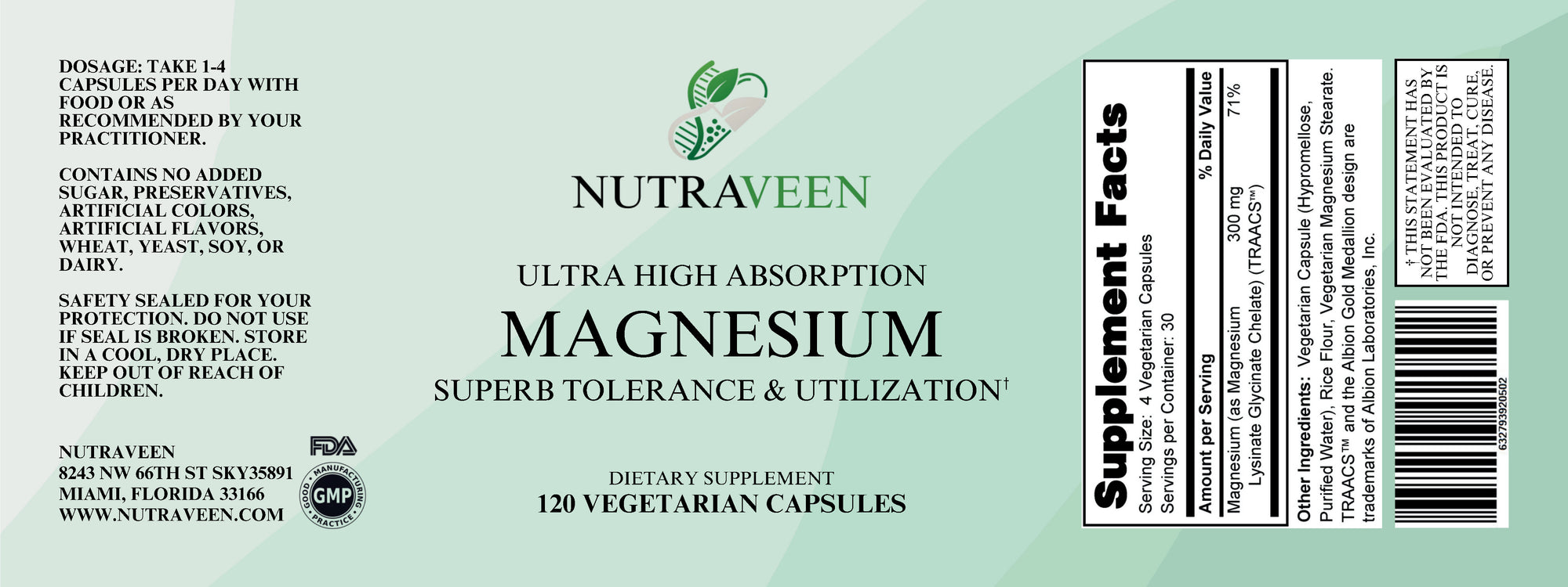 Magnesium Capsules (Ultra High Absorption)