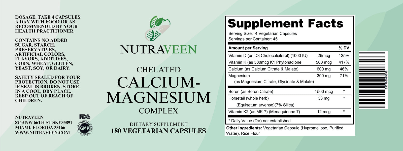 Chelated Calcium-Magnesium Complex