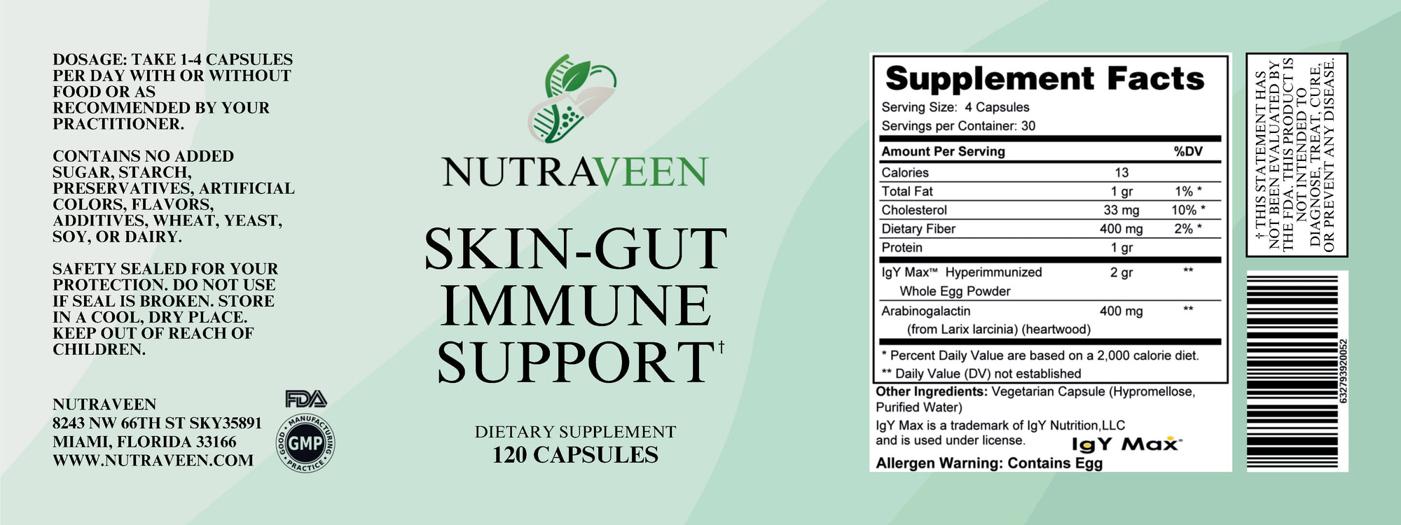 Skin-Gut Immune Support