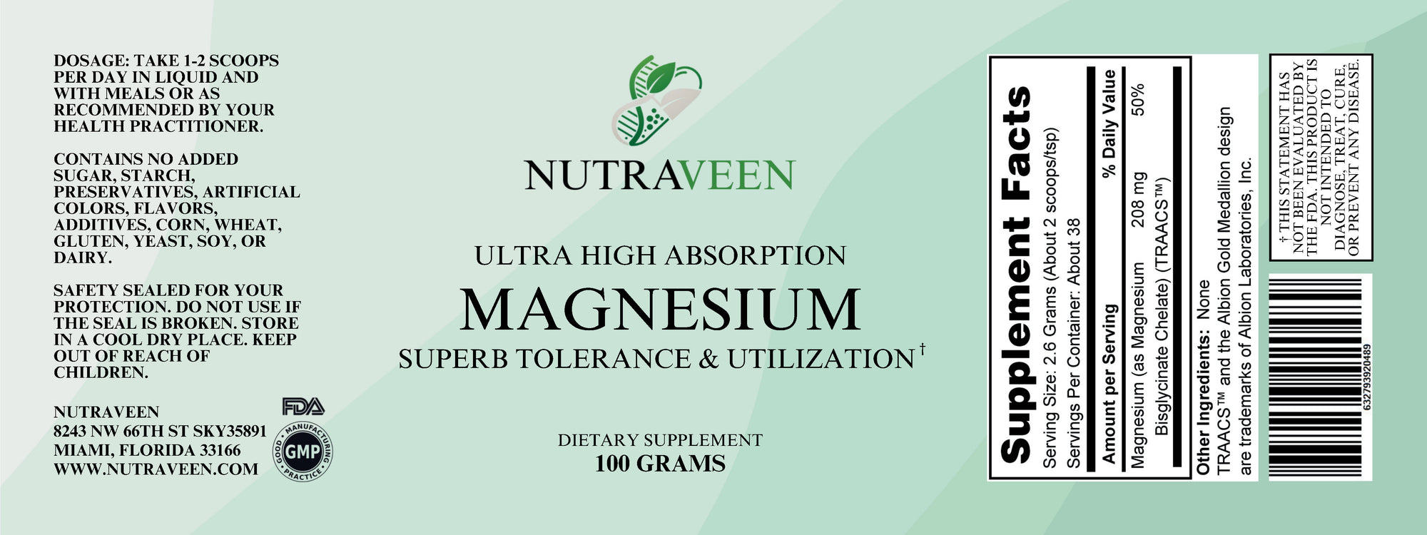 Magnesium Powder (Ultra High Absorption)