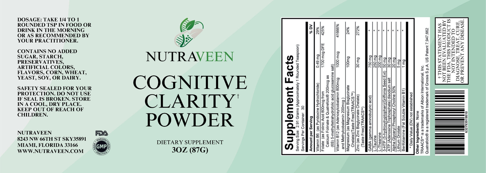 Cognitive Clarity Powder