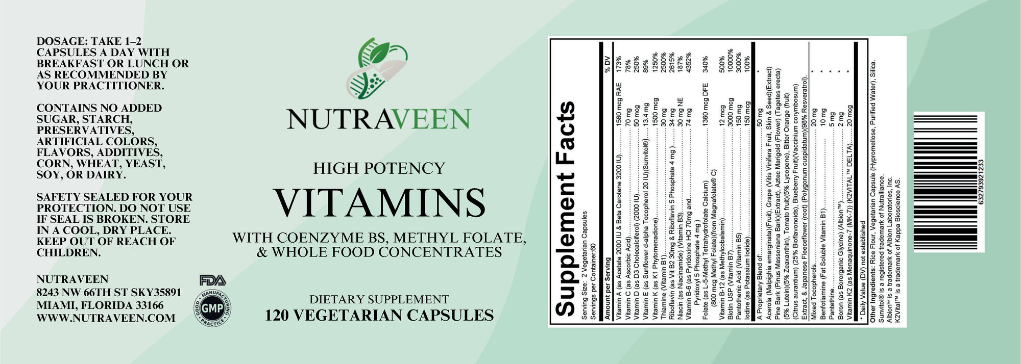 Vitamins 120s
