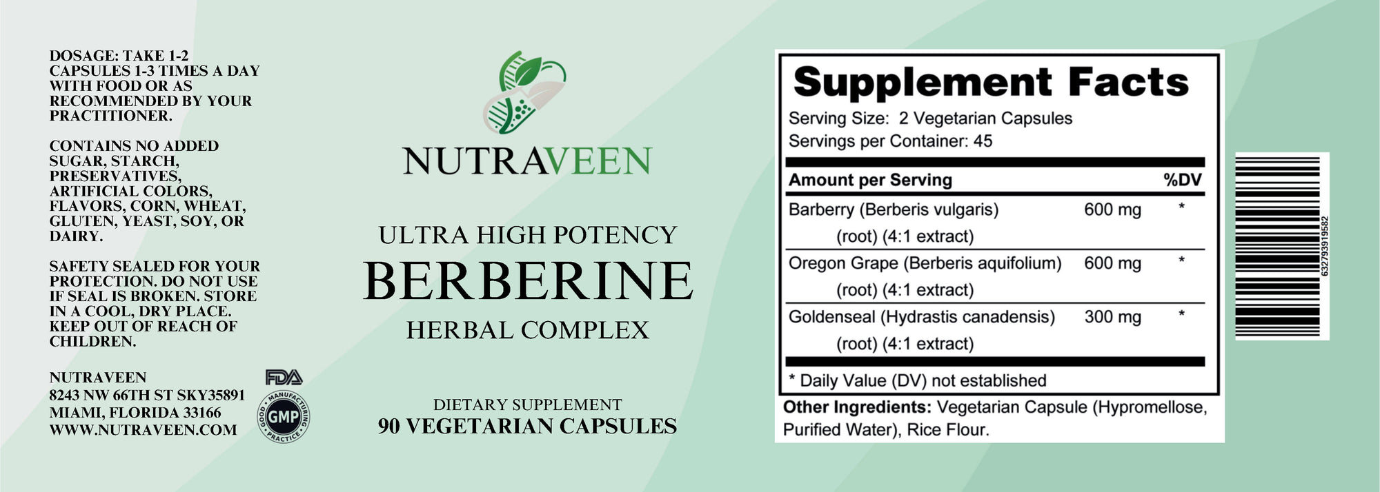 Berberine Herbal Complex