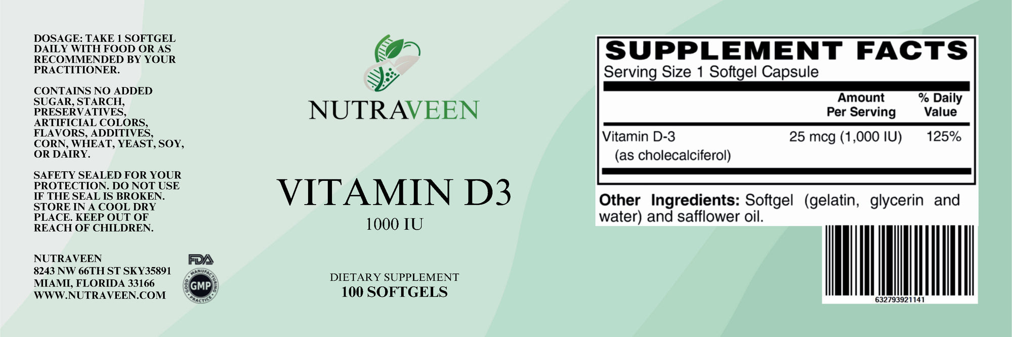 Vitamin D3 1000 IU