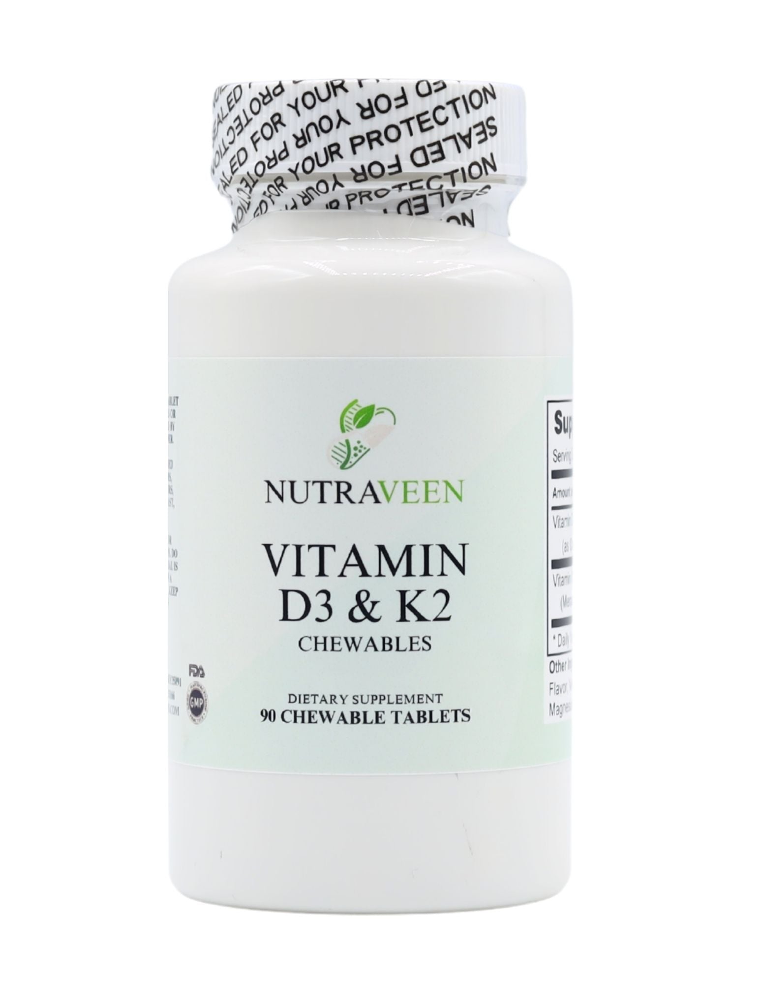 Vitamin D3 &amp; K2 Chewables