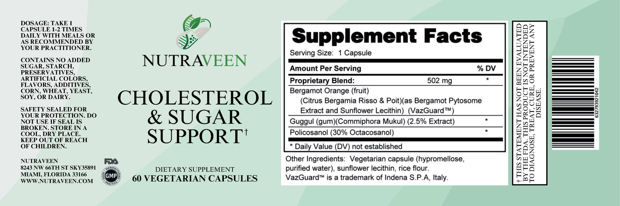 Cholesterol &amp; Sugar Support