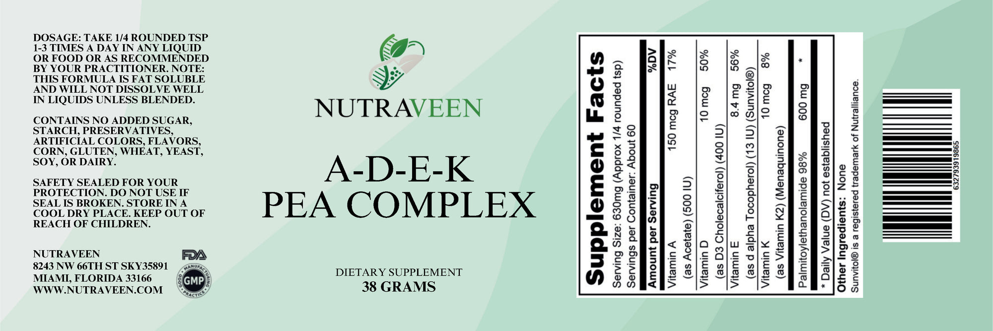 A-D-E-K PEA Complex