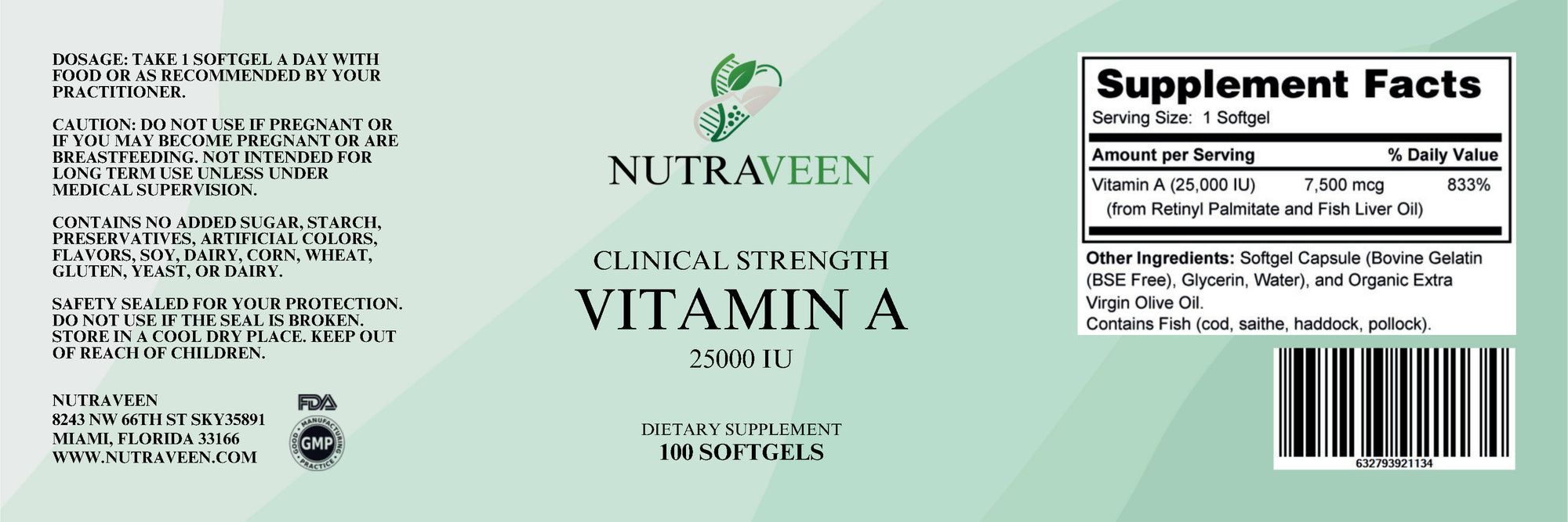 Vitamin A 25000 IU