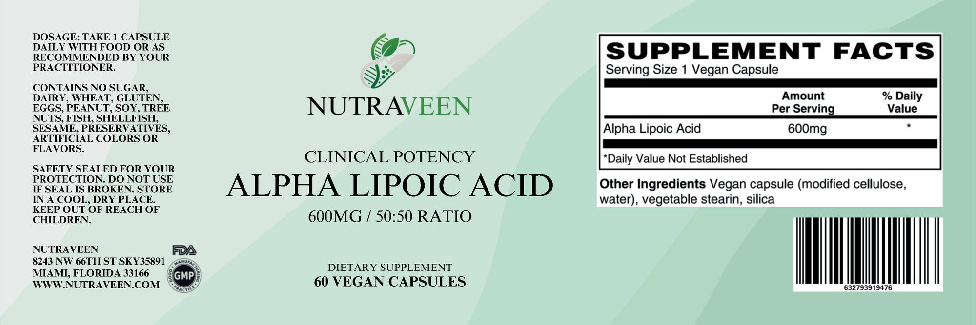 Alpha Lipoic Acid 250mg