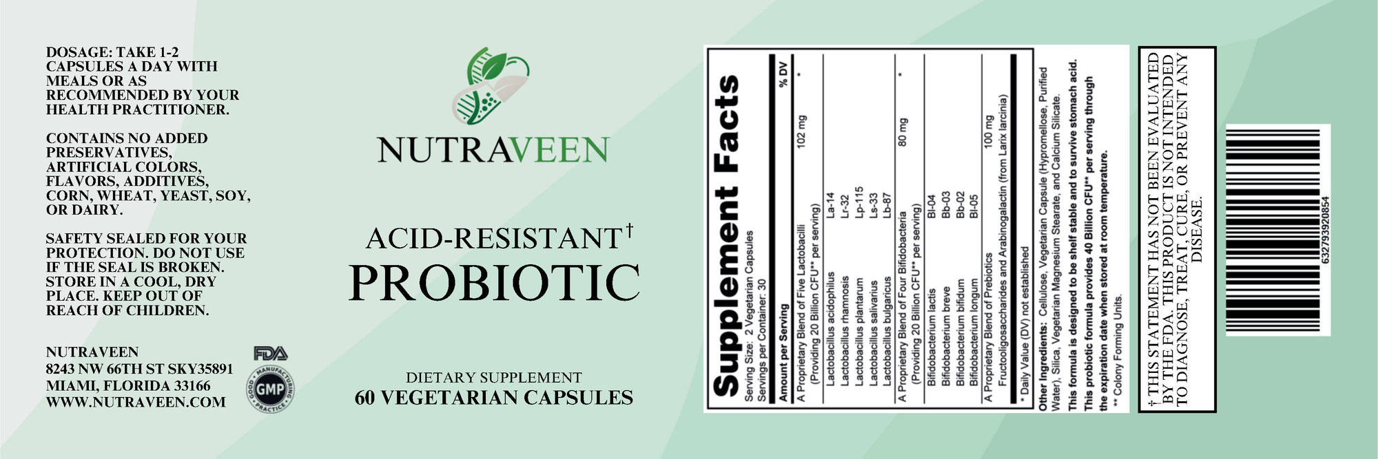Acid-Resistant Probiotic