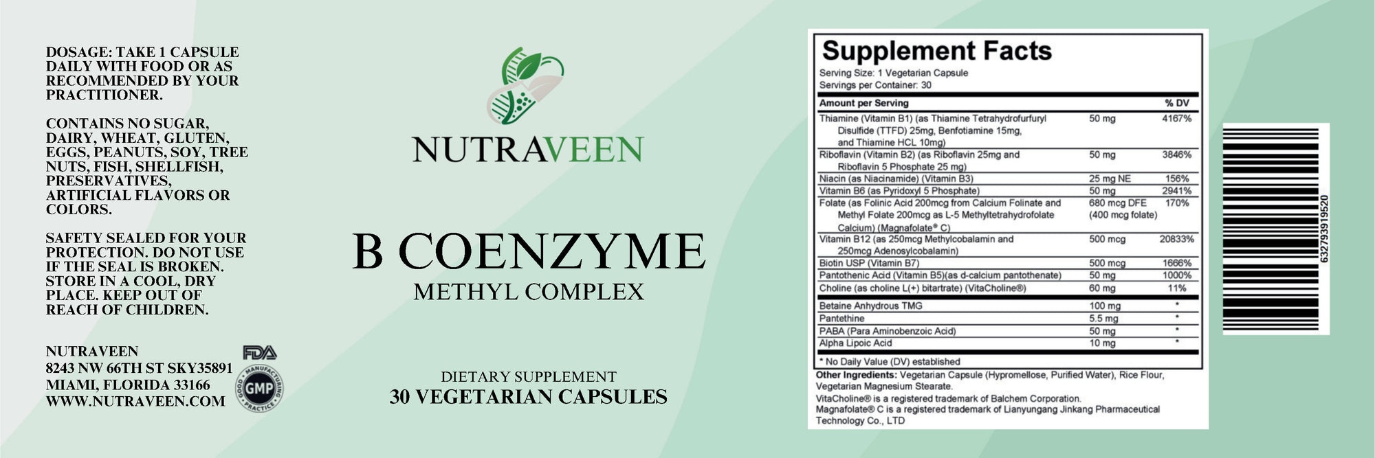 B Coenzyme Methyl Complex