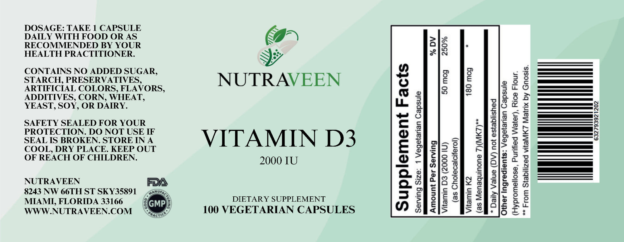 Vitamin D3 2000 IU
