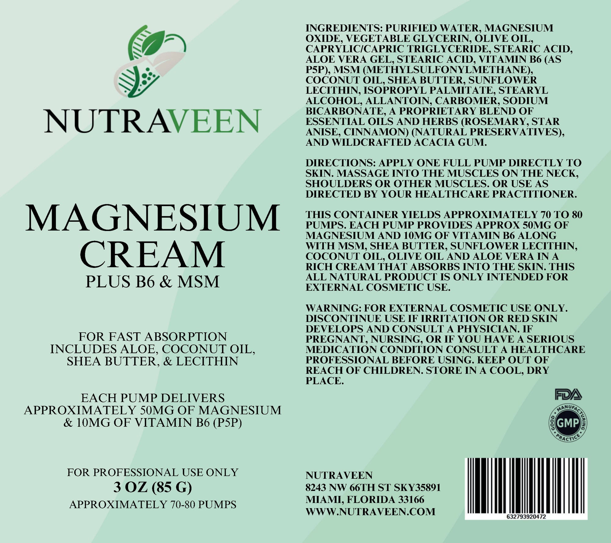 Magnesium Cream