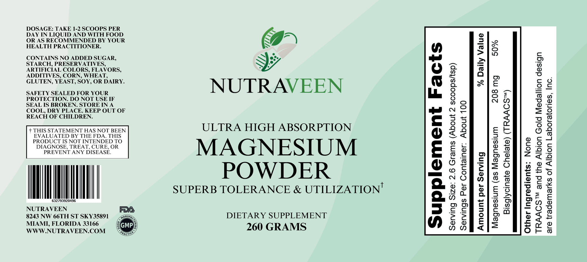 Magnesium Powder 260g