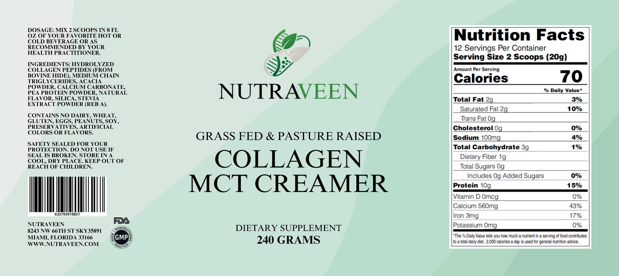 Collagen MCT Creamer