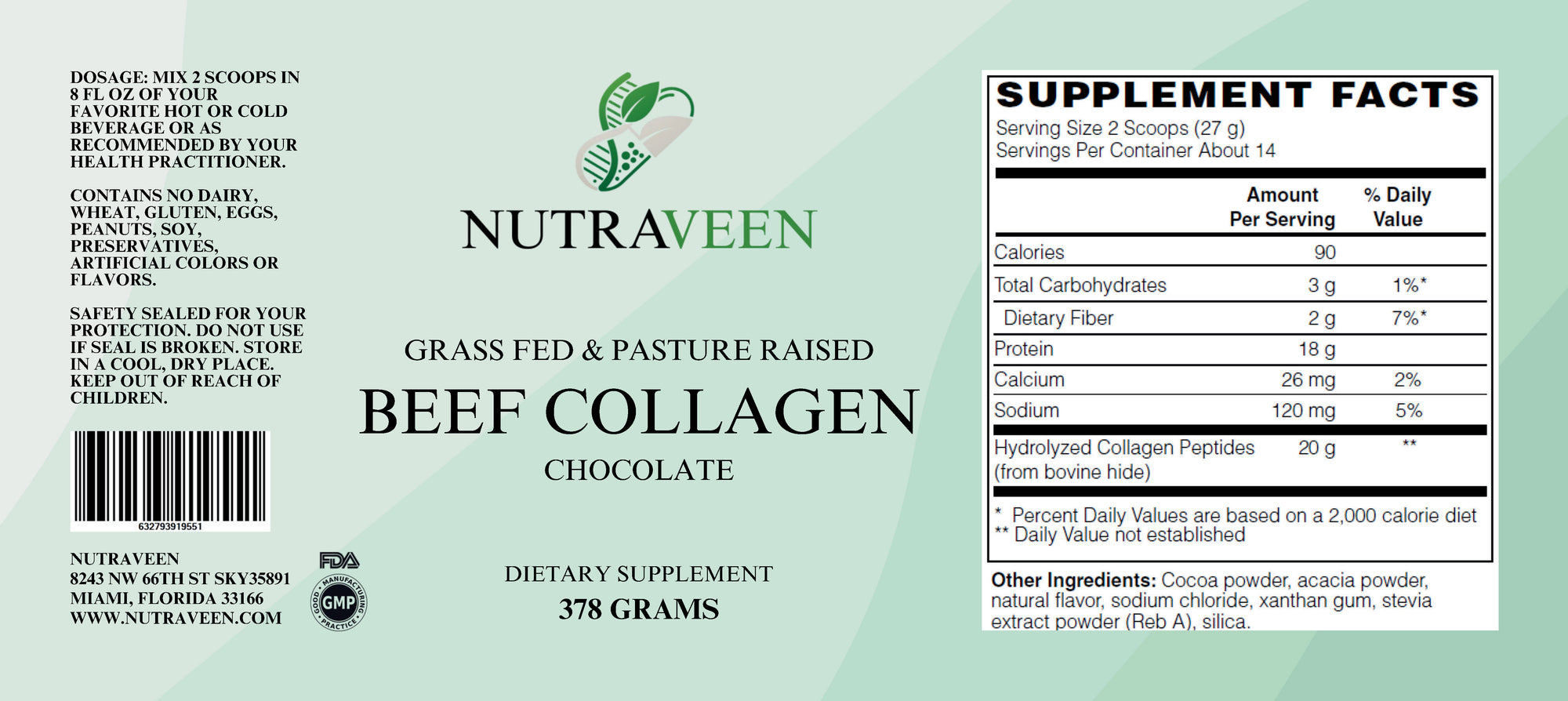 Beef Collagen Chocolate